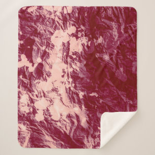 Hippie Tie Dye. Retro Shape Kids. Trendy Spiral Wa Sherpa Blanket