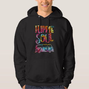 Hippie Tie Dye Van Hippie Soul Hoodie