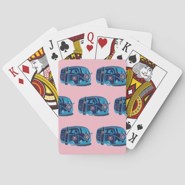 Hippie Van Classic Playing Cards (Back)