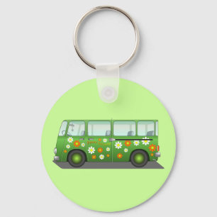 Hippie Van Keychain