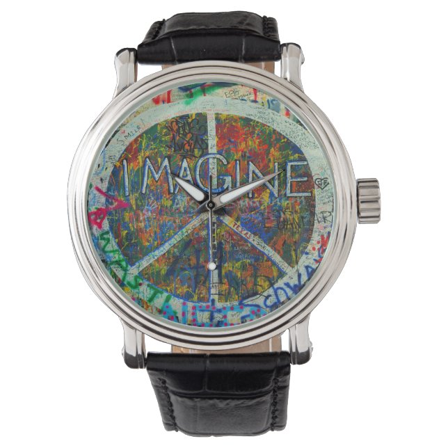 Hippie Wall Art Watch (Front)