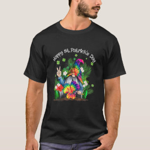 Hippiegnomes Tie Dye Happy St. Patrick’S Day Hippi T-Shirt