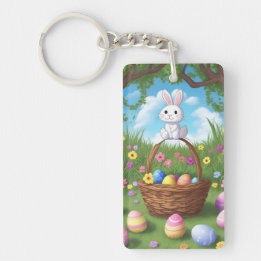 Hippity Hop Easter Keychain