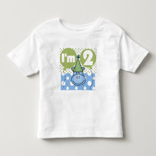 Hippo 2e Anniversaire Tshirts et cadeaux
