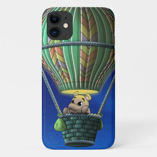 Hippo and Hot Air Balloon Case-Mate iPhone Case