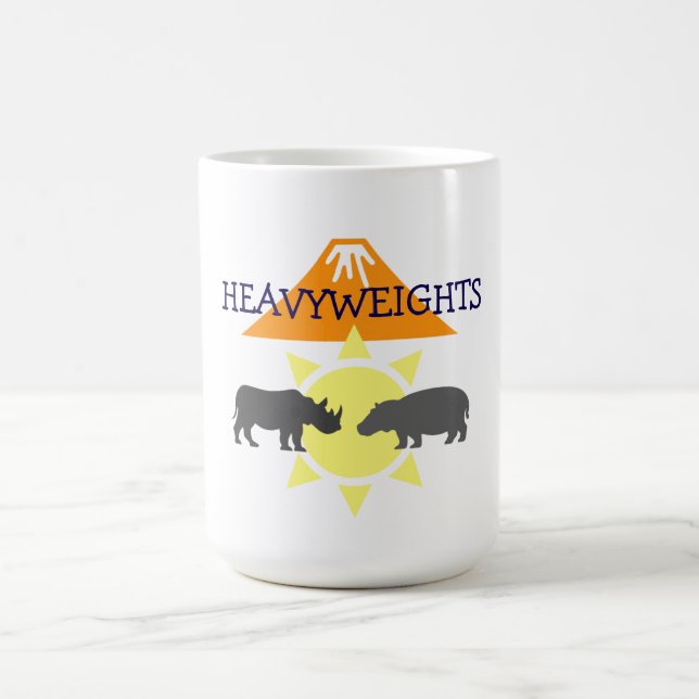 Hippo and Rhino Coffee Mug (Center)