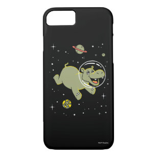 Hippo Animals In Space Case-Mate iPhone Case