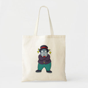 Hippo as Groom with Suit.PNG Tote Bag