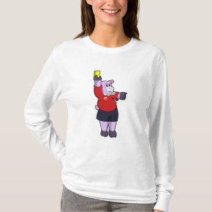 Hippo at Soccer as Referee T-Shirt