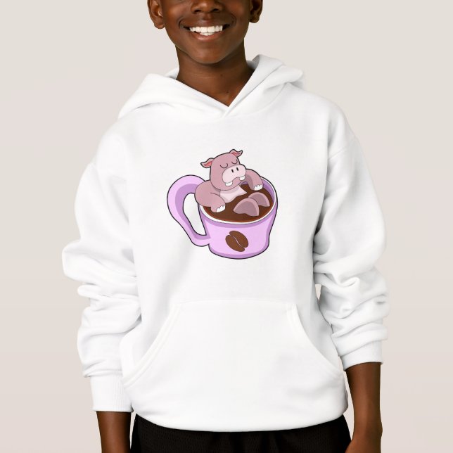 Hippo avec la coupe du café (Devant)