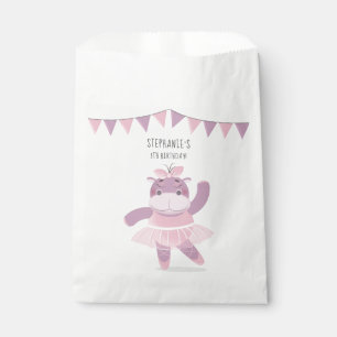Hippo Ballerina Favour Bag