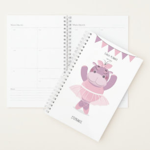 Hippo Ballerina Planner