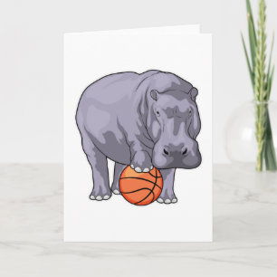 Hippo Basketball player Basketball Card