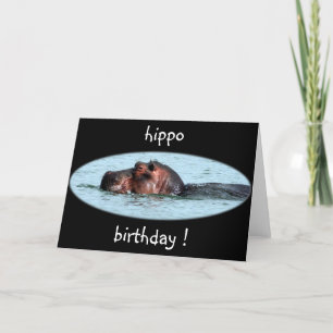 hippo birthday card