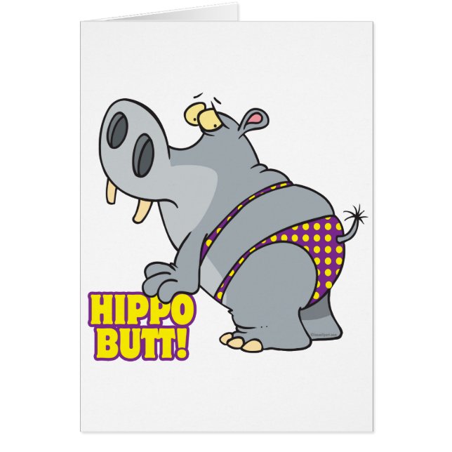 hippo butt bikini hippopotamus (Front)