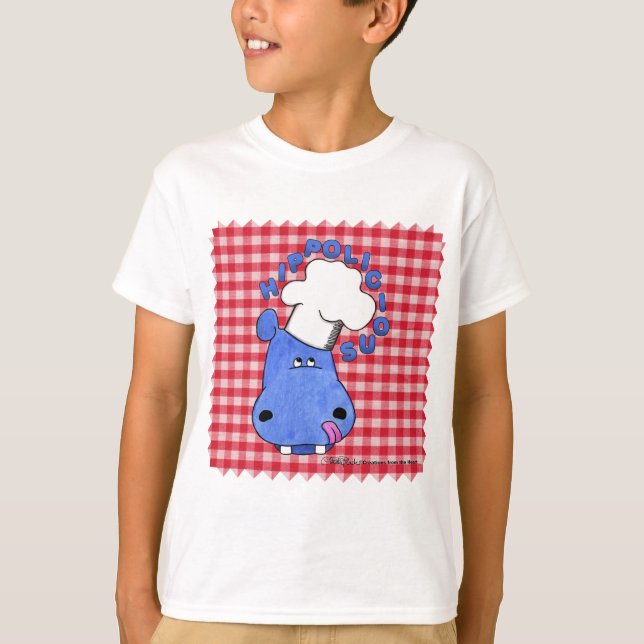 Hippo Chef Hippolicious T-Shirt (Front)