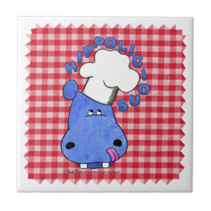 Hippo Chef Hippolicious Tile