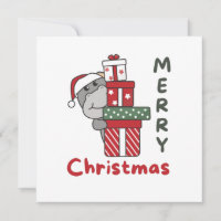 Hippo Christmas Gift Winter Animals Hippos