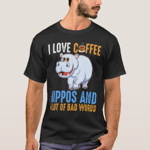 Hippo Coffee Love T-Shirt