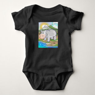 Hippo Connect  Baby Bodysuit