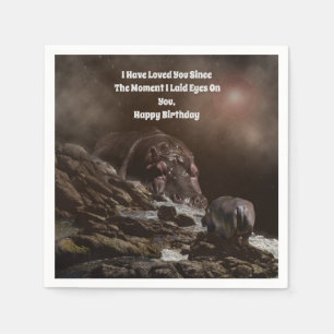 Hippo Enchanting Evening, Paper Napkins