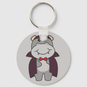 Hippo Halloween Cute Devil Vampire Costume Keychai Keychain