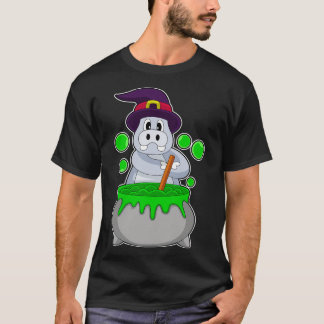 Hippo Halloween Witch Magic potion T-Shirt