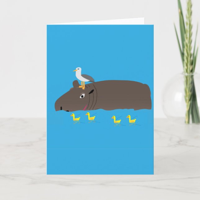 Hippo Happens Card (Front)