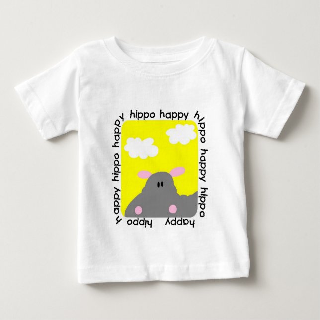 Hippo Happy Baby Romper (Front)