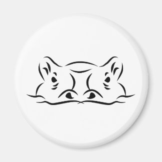 Hippo head magnet