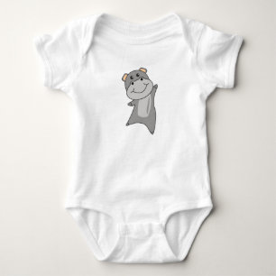Hippo Hippo Sweet Animals For Children Baby Bodysuit