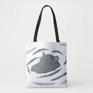 Hippo, Hippopotamus, Wildlife, Animals Tote Bag