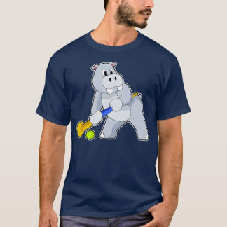 Hippo Hockey Hockey stick 1 T-Shirt