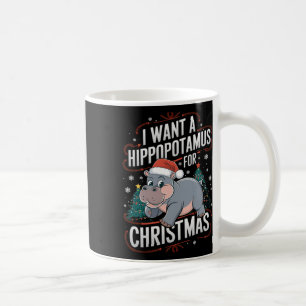Hippo Holidays A Christmas Wish Coffee Mug