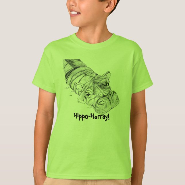 Hippo-Hurray! T-Shirt (Front)