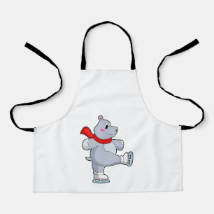 Hippo Ice skating Ice skates Apron