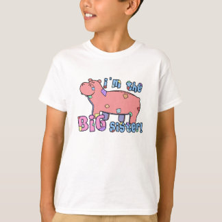 Hippo Je suis la grande soeur TShirt