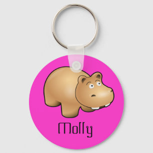 Hippo Keychain