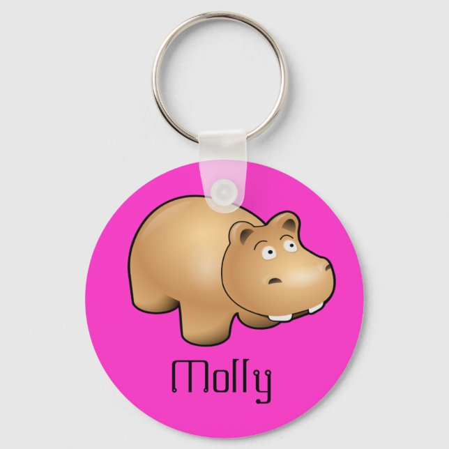 Hippo Keychain (Front)