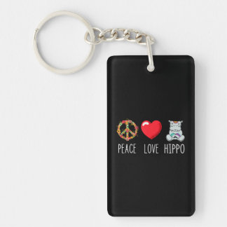 Hippo Love Peace Favori Zoo Faune Animal