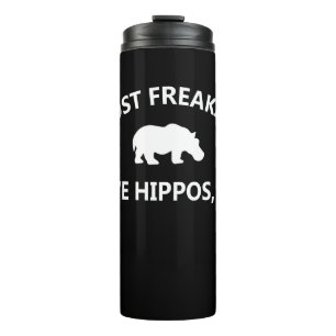 Hippo Lover Gift I Just Freaking Love Hippo Ok Thermal Tumbler