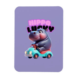 Hippo Lucky Magnet