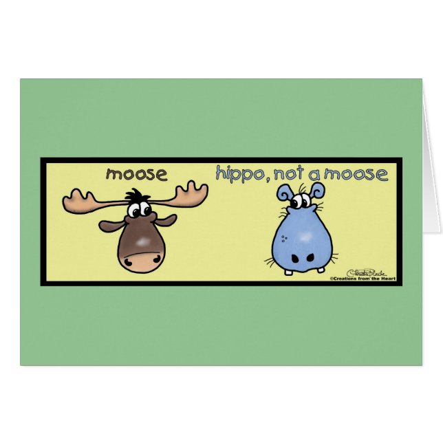 Hippo-not-a-moose! (Front Horizontal)