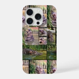Hippo Photo Collage,  iPhone 15 Pro Case