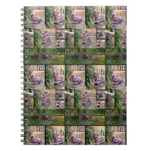 Hippo Photo Collage,   Notebook