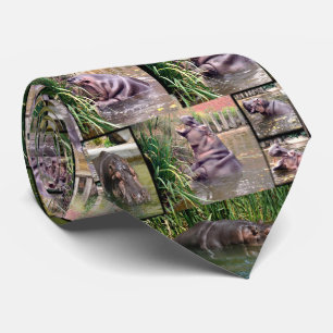 Hippo Photo Collage, Tie