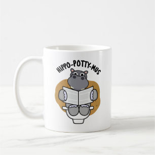 Hippo-potty-mus Funny Animal Hippo Pun Coffee Mug
