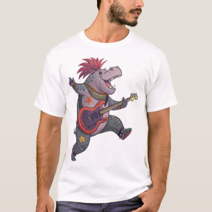 Hippo Rockstar T-Shirt