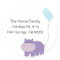 Hippo Round Address Labels