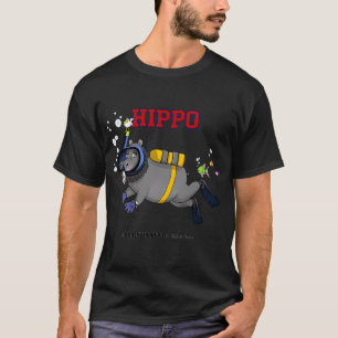 Hippo Scuba Diver T-Shirt